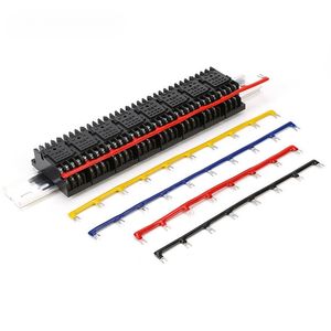 Barre de relais Jumper 16/22/29,6 mm, pas des broches 2-10, 2-10 broches |   Lien de court-circuit en forme de U pour relais intermédiaire |   Connecteur de rail DIN sans outil - Product Image 4