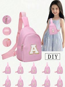 กระเป๋าคาดหน้าอก DIY กันน้ำ กระเป๋าสะพายข้างแบบมีหัวเข็มขัดสำหรับเด็ก - Product Image 1