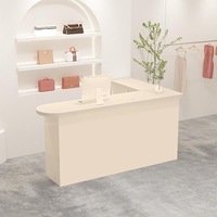 Mobilier modulaire en forme de L moderne pour petit salon, hôtel, bureau, réception, salon d'accueil, réception, comptoir avec armoire à vendre