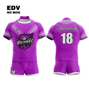 Camiseta de rugby bordada para mujer, Camiseta deportiva de rugby de secado rápido, camiseta de rugby personalizada - Product Image 5