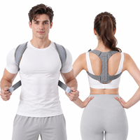 Attelle de soutien postural respirante pour hommes et femmes, bretelles réglables, conception confortable pour le haut du dos