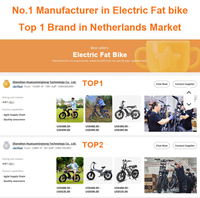 Vélo électrique pliable de montagne EU Warehouse FLM V9 20 pouces, 48V 15Ah 250W-500W, léger, pour trajets urbains