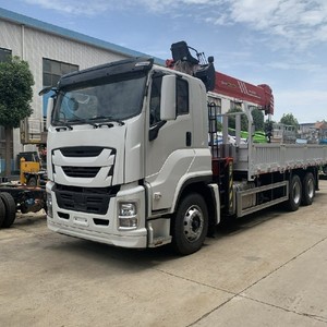 รถบรรทุกติดเครน ISUZU GIGA 6x4 ขนาด 12 ตัน แบบบูมตรง สำหรับยกของ - Product Image 6