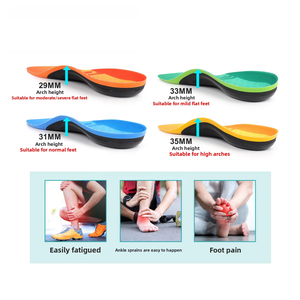 Plantillas ortopédicas de corrección para pie plano, bajas, medias y altas, con soporte de arco para hombres y mujeres - Product Image 4