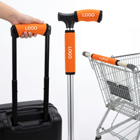 Housse de poignée de bagage en néoprène écologique et durable, personnalisable avec logo et couleur, accessoire de voyage OEM