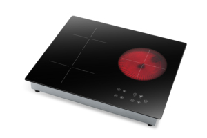 Cuisinière à induction et infrarouge en céramique pour la maison avec 3 brûleurs intégrés 1200W+1800W+2200W Table de cuisson combinée 3 brûleurs E - Product Image 3