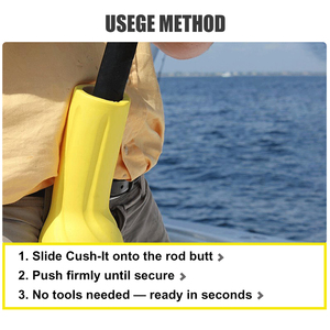 セルコ高品質海水釣りサポートベルトPU素材快適なファイトギアハーネス - Product Image 3