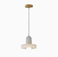Mini suspension moderne en albâtre naturel, style nordique, pour chambre, chevet, îlot de cuisine, comptoir de bar