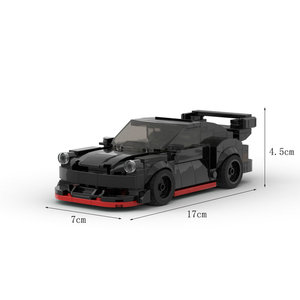 MOC Speed City Car Champion Racer Classic Supercar Building <b>Blocks</b> Brick Racing Super Technique Creative Garage DIY Set - Product Image 2