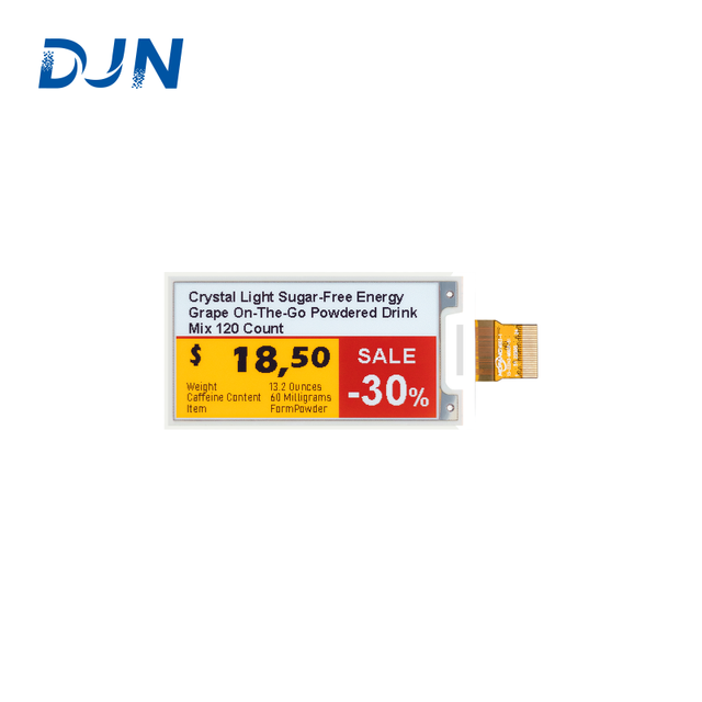 DJN 2.66 Inch 184*360 Color E-ink Display with 1 Year Warranty