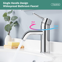 Robinets de lavabo haut de gamme certifiés UPC mitigeur d'évier de salle de bain pas cher robinet de lavabo en acier inoxydable 304