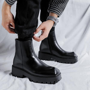 แรดผู้ชายสไตล์อังกฤษเชลซีอัศวินพื้นหนาปานกลางอินเทรนด์ - Product Image 1