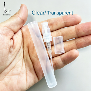 Flacone Vuoto per Profumo da 2ml 3ml 5ml, in Plastica Trasparente, Ricaricabile, con Spray e Collo a Crimp, per Campioni di Profumo - Product Image 2