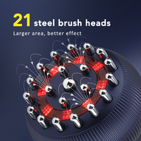 9 niveaux micro-courant thérapie méridien électrique Gua Sha masseur brosse ménage grattage Instrument de Massage lumière rouge pour le corps