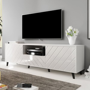 <span class=keywords><strong>Meuble</strong></span> <span class=keywords><strong>TV</strong></span> <span class=keywords><strong>LED</strong></span> YIFAN avec prise de courant, modes dynamiques multiples, étagère ouverte, <span class=keywords><strong>meuble</strong></span> <span class=keywords><strong>TV</strong></span> disponible en <span class=keywords><strong>noir</strong></span> <span class=keywords><strong>et</strong></span> <span class=keywords><strong>blanc</strong></span> - Product Image 4
