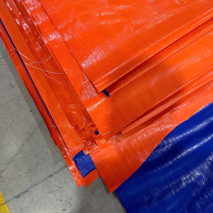 Lona de Polietileno Azul/Naranja, Resistente, de Alta Durabilidad, Gran Capacidad, Impermeable, Opciones de Color y Tamaño - Product Image 1