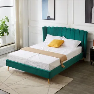 Nouveau design de lit moderne de style minimaliste en Australie Lit Queen King de luxe Cadre de lit souple réglable Lit double pour chambre à coucher