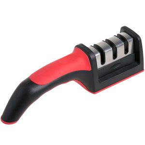 Kitchen Knife Sharpener Three Section Manual Multi Grit Fine Grinding For Tungsten Steel Knives - Product Image 3