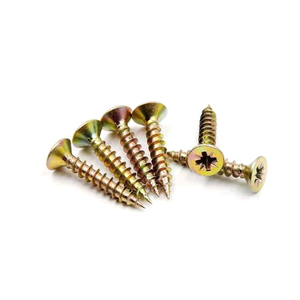 Tornillos Autorroscantes de Acero al Carbono Zincado M3/M6, Diámetro de la Tapa de 10 mm, Rosca Fina Métrica GR5 para Aglomerado y Metal - Product Image 2