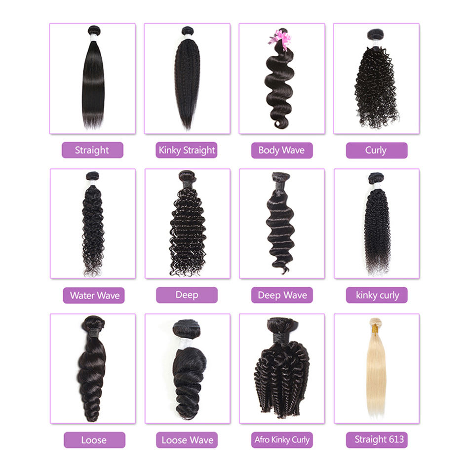 Bundle de cheveux humains noirs