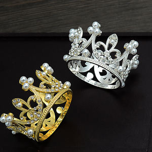Décoration de gâteau de luxe 2026 : Mini couronne florale, couronne d'anniversaire, couronne de concours de beauté, couronne en cristal, accessoire de cheveux de mariage - Product Image 3