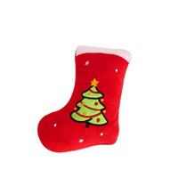 Jouets de Noël de luxe pour chiens, jouets à mâcher couineurs en corde, écologiques, pour usage intérieur, cadeaux de Noël pour animaux de compagnie, Père Noël, Rudolph, peluches personnalisées pour chiots