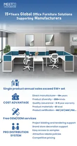 1 Stop Modern Coworking Spaces Soundproof Modular Office Cubicle Workstation Desk Office Furniture Table Office Workstations