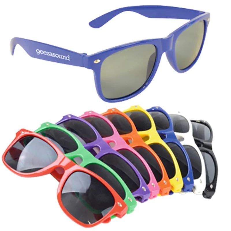 Fashion Style Cheap Personalized Plastic Sun Glasses Colorful UV400 Promotional Sunglasses
