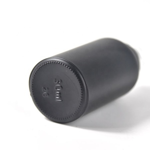 100ml à <span class=keywords><strong>l</strong></span>&amp;#39épreuve des enfants mat noir flacon compte-gouttes en verre à huile essentielle - Product Image 2