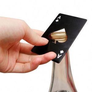Personalized <b>Metal</b> Credit Card Bottle Opener Poker Stainless Steel Beer Bottle Opener for <b>Wallet</b> and Pocket - Product Image 3
