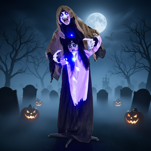 <b>Halloween</b> Vampire <b>Decorations</b> LED Lighted Figure 6ft Tall Outdoor <b>Indoor</b> <b>Halloween</b> Decor - Product Image 2