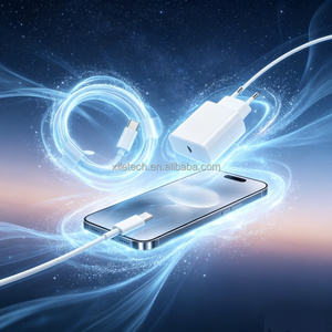ที่ชาร์จโทรศัพท์มือถือ 20W PD ชาร์จเร็ว ชนิด Type C พร้อมอะแดปเตอร์ EU US UK สำหรับ <span class=keywords><strong>iPhone</strong></span> 17 16 15 <span class=keywords><strong>14</strong></span> - Product Image 3