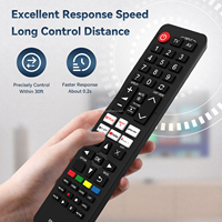 Nouvelle télécommande universelle pour téléviseur Panasonic, compatible avec tous les téléviseurs intelligents Panasonic, avec 6 boutons de raccourci - Aucun programme nécessaire