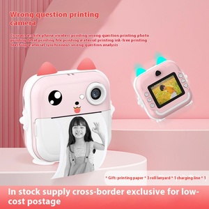 Q5 Mini dual-ống kính SLR máy ảnh trẻ em 1080p <span class=keywords><strong>Video</strong></span> 2.4-inch màn hình 32GB microSD ngay lập tức in ảnh CMOS 180 góc rộng nhựa - Product Image 2