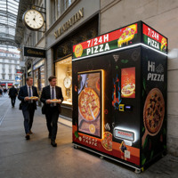 Máquina Expendedora de Pizza de Diseño de Lujo |   Atraiga Más Clientes |   Construcción Premium para Zonas de Alto Tráfico
