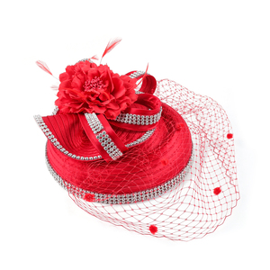 Nouveaux chapeaux de cérémonie et de fête Kentucky Derby pour femmes, fascinateurs en tissu satiné, chapeaux de banquet et de soleil pour mariages - Product Image 4