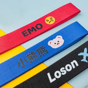 Cá Nhân Tùy Chỉnh Xe Xe Xe Máy Logo Keychain Dây Đeo Cao Cấp Eagle Khóa Nylon Polyester Cổ Tay Dây Buộc