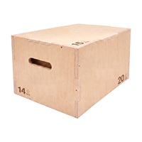 EIGFOH España en Stock: Caja Pliométrica de Madera de Tres Lados, Plataforma de Salto Duradera Antideslizante para Ejercicio en Casa y Gimnasio, para Desarrollo Muscular