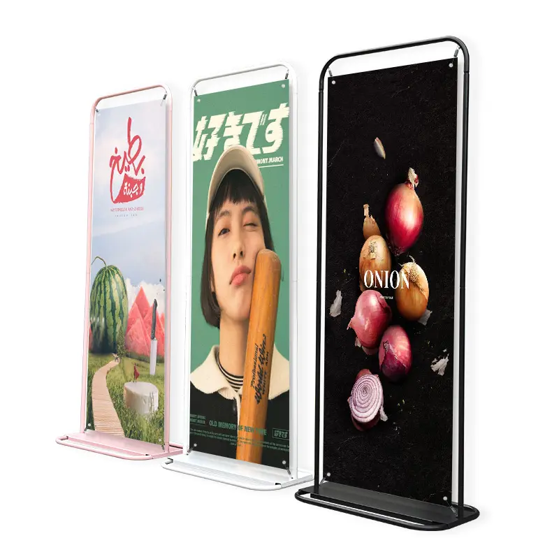 Gemakkelijk Up En Vouwen Roll Up Horizontale Banner Stand Goedkope Standaard Grootte Van Roll Up Banner Van Factory/Popup standee Groothandel