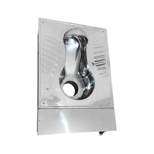 Inodoro de Acero Inoxidable con Sensor Automático, Sin Agua, con Sellado Biológico para Baños Públicos - Product Image 1