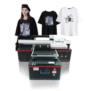 Shanghai Regenboog Hoge Snelheid A2 Size DTG4060 Digitale Kledingstuk T-shirt Stof Textiel Dtg Printer