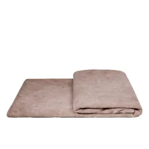 Tiff Home Custom Private Label 240*70cm Eco-Friendly Plush Soft Wholesale Pink Suede Throw Blanket