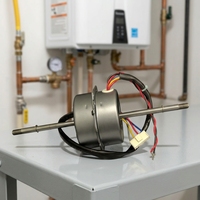 Moteur à condensateur monophasé Yimingde 220V 50Hz 22W 1350 tr/min, encapsulé dans du métal, IP55, pour chauffe-eau au gaz, personnalisation possible