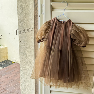 Abito da principessa in cotone e tulle all'uncinetto stile coreano per bambine, nuova collezione estiva 2026 - Modello 5218 - Product Image 6