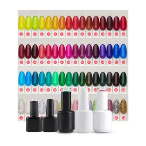 New Arrival Hema Free Gel Polish Raw Material Nails Color Oem Non Toxic Nail Uv Color Nail Gel Polish Bulk