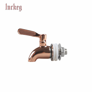 Circular food-grade stainless steel and silicone gasket for tap fittings