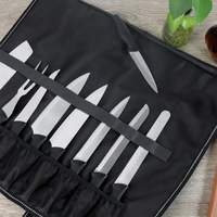 Pochette de rangement Portable pliable sac à roulettes pour couteaux de Chef de cuisine avec bandoulière réglable