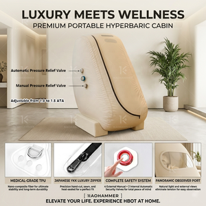 Cámara de Oxígeno Hiperbárico 1.3ATA 1.5ATA con Descuento por Volumen, 10L/Min O2 Pod para Reventa Global de Belleza y Salud en el Hogar - Product Image 4