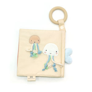 Buku kain lembut pendidikan dini aktivitas lembut kustom mainan buku lunak bayi untuk balita - Product Image 3