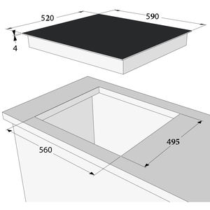 ETL Appliance 2025 7100W 240V Inducción Híbrida Infrarroja Placa <span class=keywords><strong>de</strong></span> cocción con control táctil Estufa eléctrica mixta <span class=keywords><strong>sin</strong></span> <span class=keywords><strong>gas</strong></span> - Product Image 3